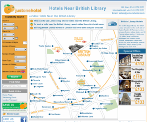 hotelsnearbritishlibrary.co.uk: Hotels Near British Library - London British Library Hotels
Hotels near British Library reservations - fast, friendly and informed service from experienced hotel booking company with a great selection of London hotels near the British Library.