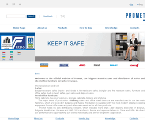 promet-safe.com: Сейф. Офисный сейф. Компания Промет производит и продаёт сейфы и металлическую офисную мебель для офиса и дома.  - Главная
Сейф и металлическая офисная мебель для офиса и дома. Сейф от производителя. Продажа и производство сейфов.,