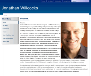 jonathanwillcocks.com: Jonathan Willcocks - Home
Jonathan Willcocks, Composer and Conductor of Choral Music