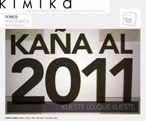 kimika.es: KIMIKA
Estudio de diseño gráfico.