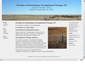 ruraltherapy.com: Christen & Hermsmeyer Occupational Therapy, PC
Christen & Hermsmeyer Occupational Therapy, PC