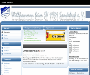 svsandebeck.de: Mein Verein
Joomla! - dynamische Portal-Engine und Content-Management-System