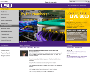 lsu.mobi: Louisiana State University
LSU is the flagship university for Louisiana, supporting land, sea and space grant research.