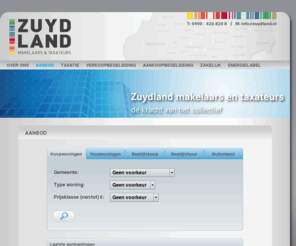 zuydland.com: Zuydland Makelaars & Taxateurs
Zuydland makelaars en taxateurs, de kracht van het collectief!