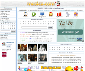 LETRAS DE MUSICA VIDEOS DE letras de musica videos de: