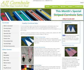 ajjcornhole.com: AJJ Cornhole | Cornhole Sets, Bags & Boards
Cornhole Sets, Bags & Accessories