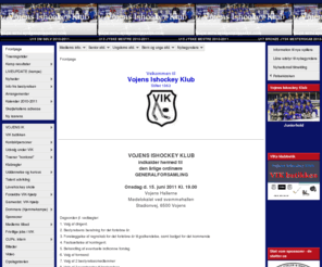 vojens-ik.dk: Vojens Ishockey Klub - Frontpage ~ myFC klub cms
