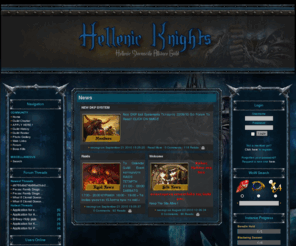 hellenic-knights.info: Hellenic Knights - World of Warcraft Guild - Xplosive Guild Hosting
Guild Hosting, World Of Warcraft, Warhammer Online, Aion Online, Star Wars The Old Republic, 