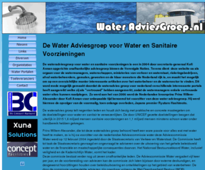 oppervlaktewater.net: WaterAdviesGroep.nl :: Water
De website voor: Overheidsmanagers, gemeentelijke inkopers, overheid, semi overheid, gemeenten, waterschappen, europese unie