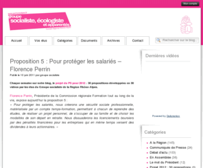 psrhonealpes.org: Groupe Socialiste Région Rhône-Alpes
Groupe Socialiste Région Rhône-Alpes