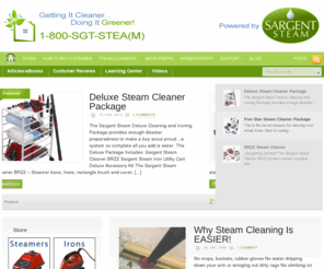 sargent-steam.com: Steam Cleaner | Cleaning with a Steam Cleaner | Cleaning with Steam
Sargent Steam of Salt Lake City, UT, lets you experience the JOY of steam cleaning your environment with our earth friendly steam cleaner that makes cleaning anything easier, faster, better, healthier, greener and adds more value to your life.