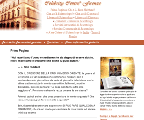 scientology-ccfirenze.org: Chiesa di Scientology Celebrity Centre di Firenze
La filosofia religiosa applicata Scientology può liberarti dalle incertezze del vivere e permetterti di essere te stesso.