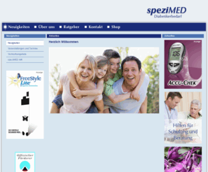 spezimed.net: speziMED GmbH
speziMED GmbH - wir wollen Menschen mit Diabetes begleiten, diskret - ohne aufdringlich zu sein.