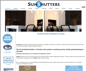 sunshutters.nl: Shutters van SunShutters - TOPKWALITEIT shutters raamdecoratie  - Houten jaloezieen - Raamshutters
Shutters GROOTSTE shutter FABRIKANT in Europa - Sunshutters - TOPKWALITEIT Shutters - LEVERTIJD 4 WEKEN gegarandeerd - ORIGINELE Raamshutters, houten jaloezieen, binnenluiken en raamdecoratie