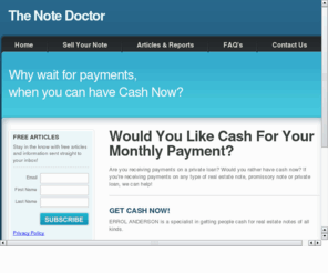 thenotedoctor.com: The Note Doctor
Notes receivables