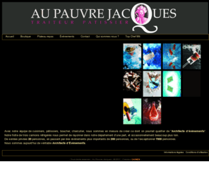 aupauvrejacques.com: Au Pauvre Jacques : Pierre AUGE chef du traiteur Au Pauvre Jacques à Beziers dans l'Herault
index