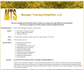 managertrainingsimplified.com: Manager Training Simplified
A simplified way of updating manager training.