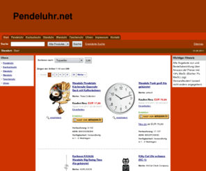 pendeluhr.net: Pendeluhr: Auswahl nach Wunsch, schnelle Lieferung nach Hause!
Pendeluhren online im Internet bestellen und bequem nach Hause liefern lassen (Page 1)