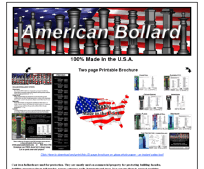 cornerbollard.com: American Bollard - Cast Iron Bollard solutions from a C.C.R. and O.R.C.A registered supplier.
Architectural Iron Company's Cast Iron Bollards are an excellent decorative solution to your protective & security Bollard needs - Free AutoCAD downloads, in DWG and PDF formats.