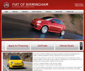 fiatusaofbirmingham.com: FIAT of Birmingham | New Fiat dealership in Birmingham, AL 35210
Birmingham, AL New, FIAT of Birmingham sells and services Fiat vehicles in the greater Birmingham