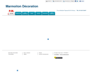 pierremarmoiton.com: Peinture Revêtements - Marmoiton Décoration à Antony
Marmoiton Décoration - Peinture Revêtements situé à Antony vous accueille sur son site à Antony