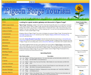 pigeonforgetourism.com: Pigeon Forge Tourism
Pigeon Forge, a perfect family vacation destination. Get a Pigeon Forge Coupon Book for savings on cabins, hotels, restaurants & more in Pigeon Forge