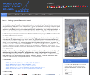 sailspeedrecords.com: Home
World Sailing Speed Record Council