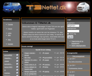 t3nettet.dk: T3Nettet.dk :: Danmarks VW T3 Forum
Danmarks VW T3 Forum