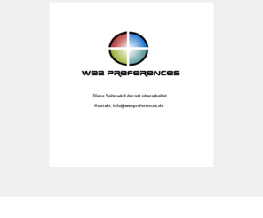 webpreferences.de: Web Preferences - Webdesign München
