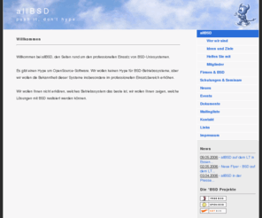 allbsd.de: allBSD
BSD Spezialisten pushen *BSD