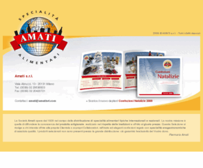 amatisrl.com: AMATI - Specialità Alimentari
AMATI, Specialità Alimentari