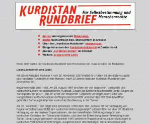 kurdistan-rundbrief.de: Kurdistan-Rundbrief (Hauptseite)
