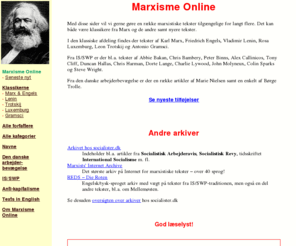 marxisme.dk: Marxisme Online
