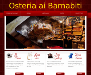 osteriaaibarnabiti.com: Osteria ai Barnabiti - Udine
In un atmosfera calda ed accogliente si possono degustare vini sfusi e in bottiglia accompagnati da primi piatti, affettati, formaggi scelti, dolci e tanto altro ancora.