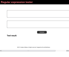 regexptest.com: regexptest.com
An online regexp tester