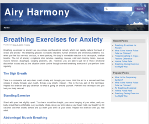 airyharmony.com: Airy Harmony - breathing control| Proper breathing resource
Knowledge of breathing control and techniques for proper breathing