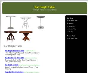barheighttable.net: Bar Height Table
Are You Looking To Buy Bar Height Tables online? Read Our Helpful Guide Before Doing Anything!