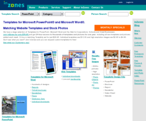inzones.com: Professional Royalty Free PowerPoint Templates, Stock Photos, Newsletter, Brochure and Web Templates. Free PowerPoint template samples.
Matching PowerPoint, MS Word, and Web templates and royalty free photos as individual downloads or on a subscription basis. Members can download over 700 free Power Point Templates and MS Office design templates and over 6000 stock photos and images.
