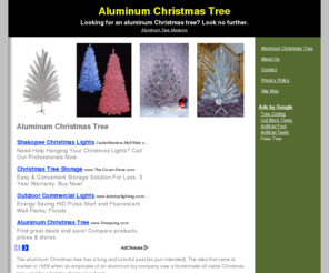 aluminumchristmastree.org: Aluminum Christmas Tree
Looking for an aluminum Christmas tree? You've come to the right place.