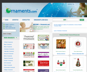 ethnic-ornaments.com: Ornaments.com
1000's of ornaments - Christmas ornaments - Personalized ornaments - Ornament stands