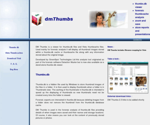 dmthumbs.com: dm Thumbs - view thumbs db
Thumbs db viewer and thumbcache viewer for forensic analysis with free trial