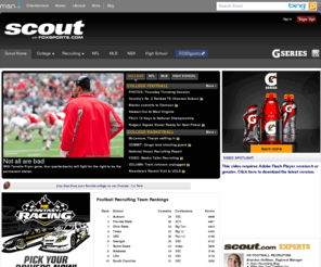 scouthistory.com: Scout.com - College and High School Football, Basketball, Recruiting, NFL, and MLB Front Page
The Scout.com Network covers college, NFL, MLB, high school, recruiting, and much more