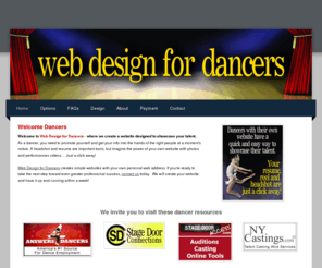 webdesignfordancers.com: Web Design for Dancers - Home
Website Design for Dancers