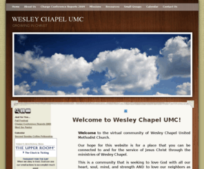 wesleychapelchuckatuck.org: Wesley Chapel UMC Growing in Christ
Serving Suffolk Virginia and Chuckatuck Community

Wesley Chapel United Methodist Church