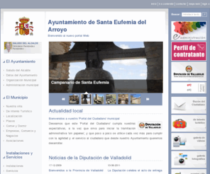 ayuntamientodesantaeufemiadelarroyo.es: Ayuntamiento de Santa Eufemia del Arroyo | Bienvenido al nuevo portal Web
