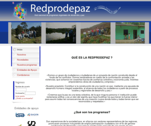 redprodepaz.org.co: Contenido Pagina Principal
RedProDePaz