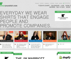 wewearyourshirt.com: Homepage - I Wear Your Shirt
