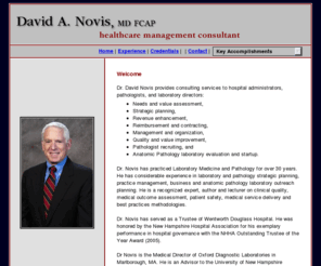 davidnovis.com: David A. Novis, MD | Home
