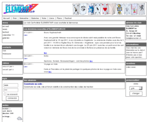 elementair.ch: ELEMENTAIR.CH
Le club Element'air se présente. Visitez le calendrier des manifestations de cerfs-volants d'Europe. Nos galeries de photos. Les vols indoor et outdoor. Venez voler avec nos membres.