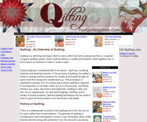 funquiltingweb.com: Quilting | Quilt Patterns
Quilting - Resources for Quilting on this site